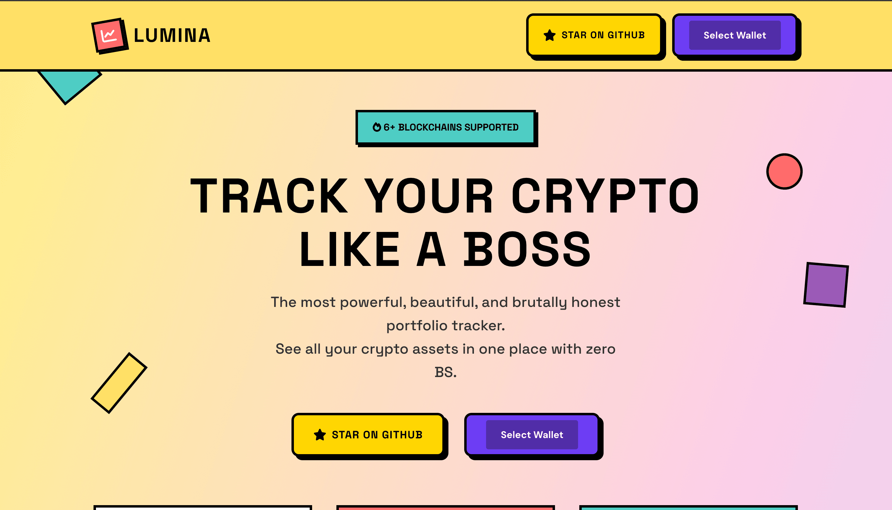 Screenshot of lumina